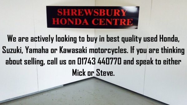 Looking for used motorcycles